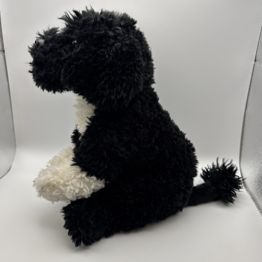 Ganz Webkinz Signature Portuguese Water Dog Black White WKS1023 No Code